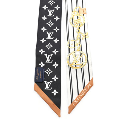 Louis Vuitton Silk Monogram My Neverfull BB Bandeau Black 2 of 4