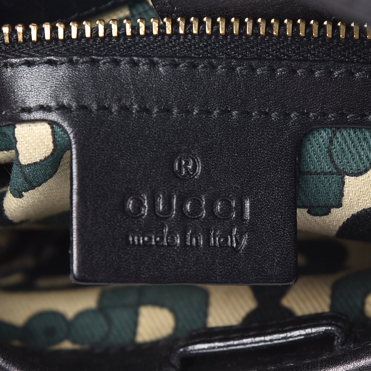 Guccissima Punch Hobo Black