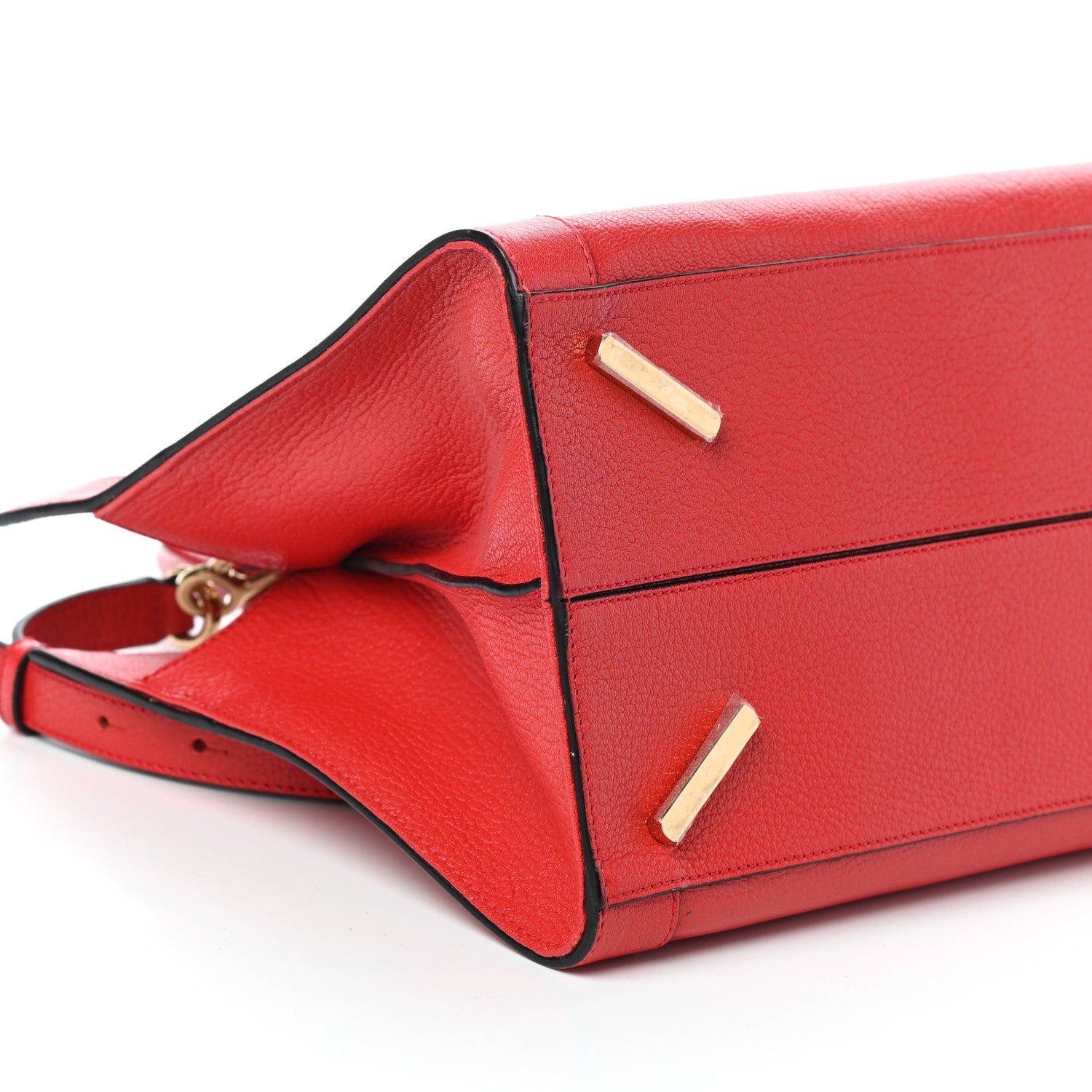 Loewe Goatskin Barcelona Top Handle Tote Red 8 of 9
