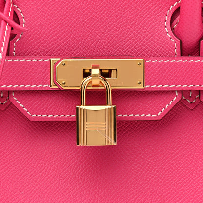 Hermes Epsom Birkin 30 Rose Tyrien 8 of 11