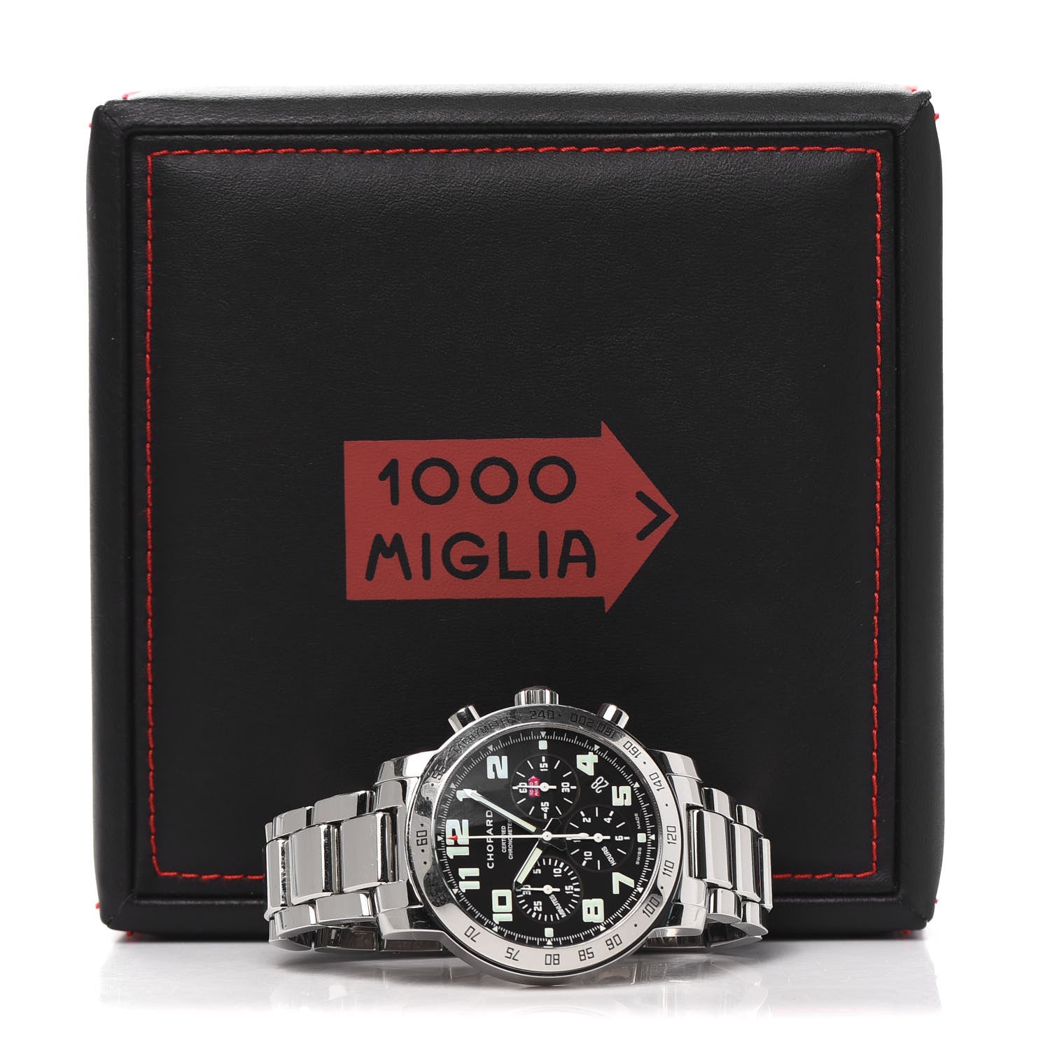Chopard Stainless Steel 40mm Mille Miglia Chronograph Automatic Watch Black 7 of 7