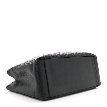 Chanel Caviar Quilted Grand Shopping Tote GST Black 4 of 14