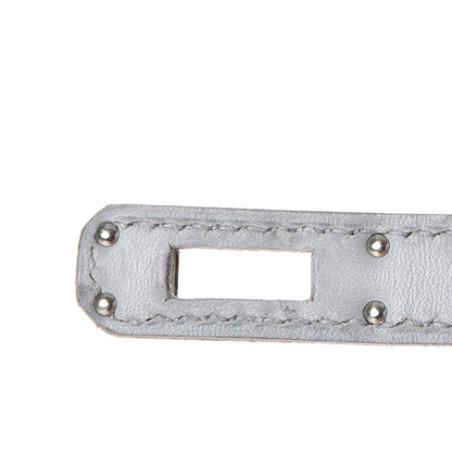 Hermes Box Nepal Kelly Sellier 25 Bleu Arctic 20 of 44
