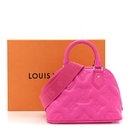 Louis Vuitton Calfskin Bubblegram Alma BB Rose Miami 9 of 9