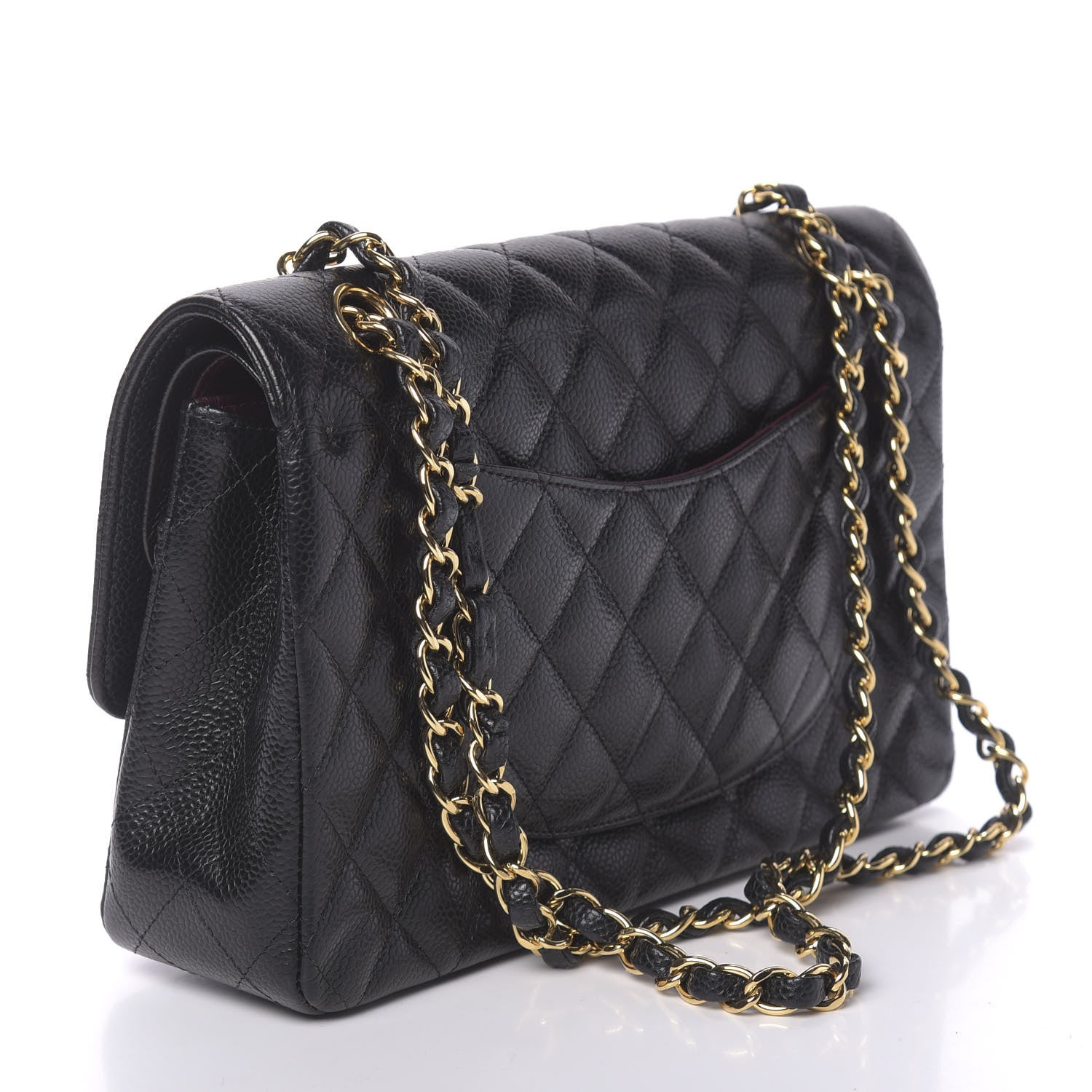 Chanel Caviar Quilted Medium Double Flap Black 3 of 21