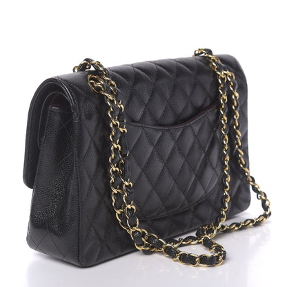 Chanel Caviar Quilted Medium Double Flap Black 3 of 21
