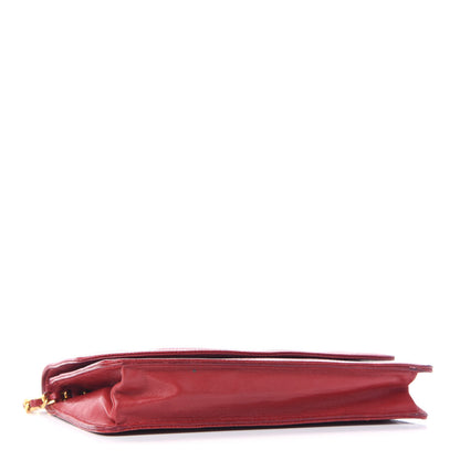 Chanel Caviar Timeless CC Wallet On Chain WOC Red 3 of 11