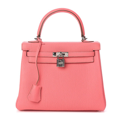 Hermes Togo Kelly Retourne 25 Rose Lipstick 1 of 33