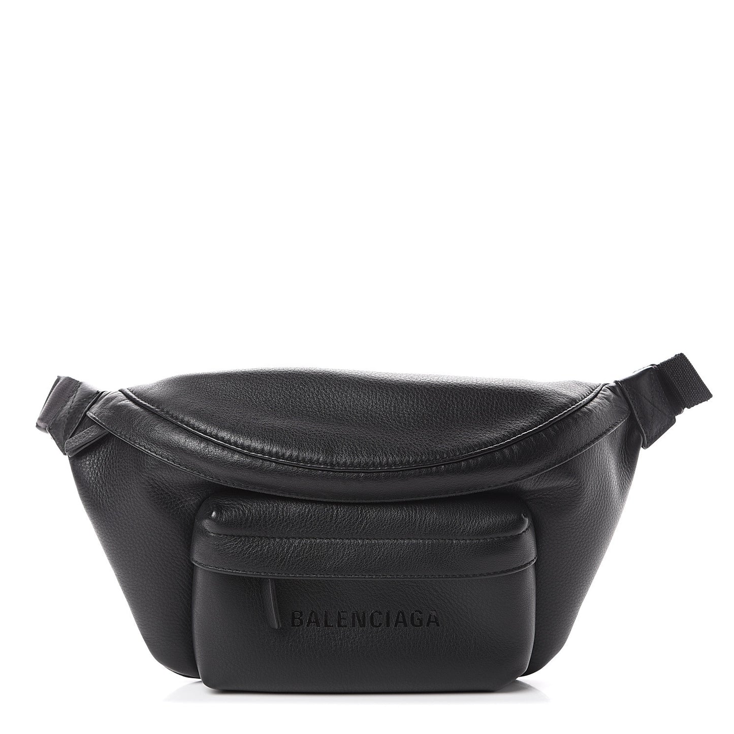 Smooth Calfskin Logo Large Everyday Beltpack Black