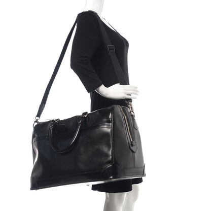 Louis Vuitton Epi Sac Bourget 50 Black 2 of 20