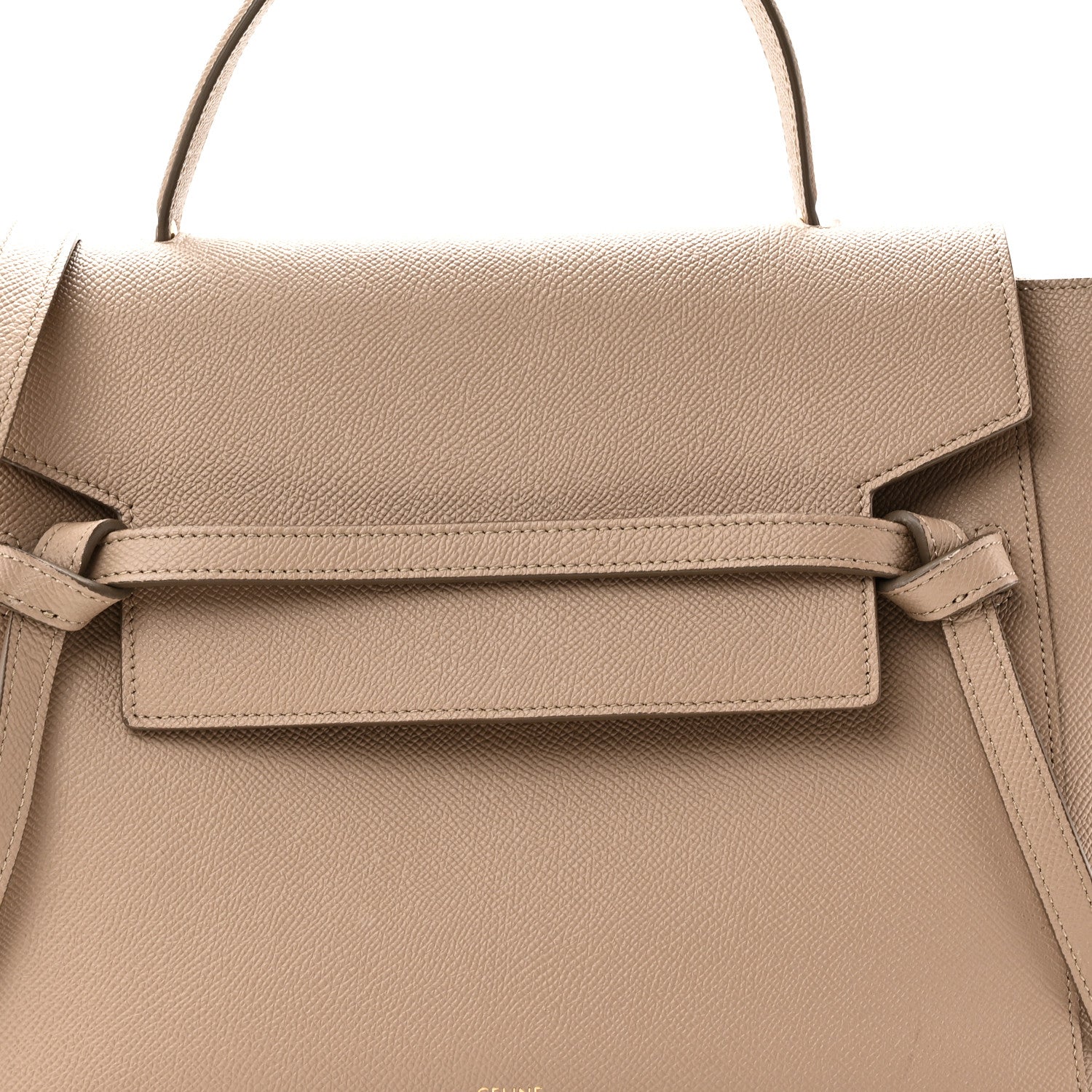 Celine Grained Calfskin Mini Belt Bag Light Taupe 7 of 10