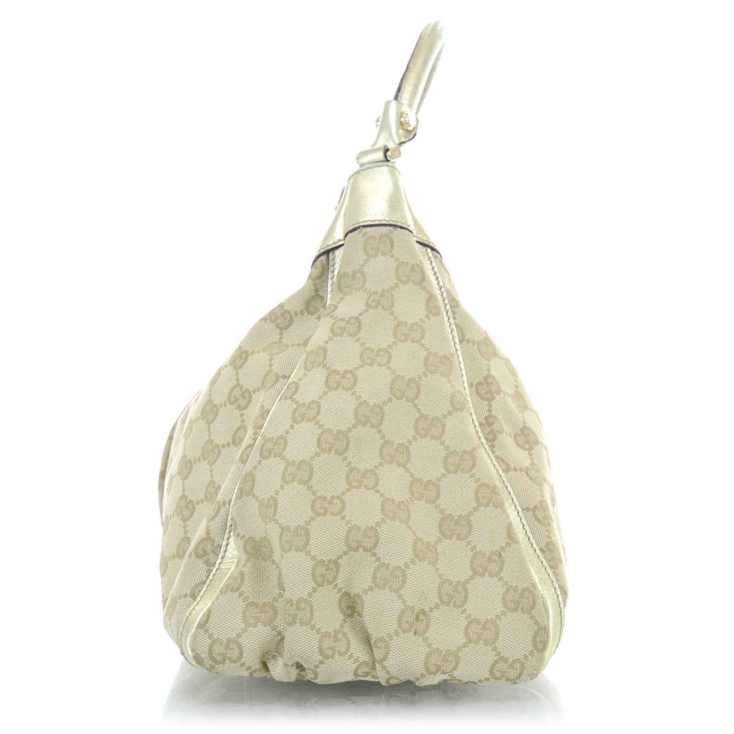 Monogram D Gold Hobo Metallic