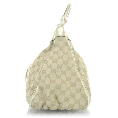 Gucci Monogram D Gold Hobo Metallic 4 of 14