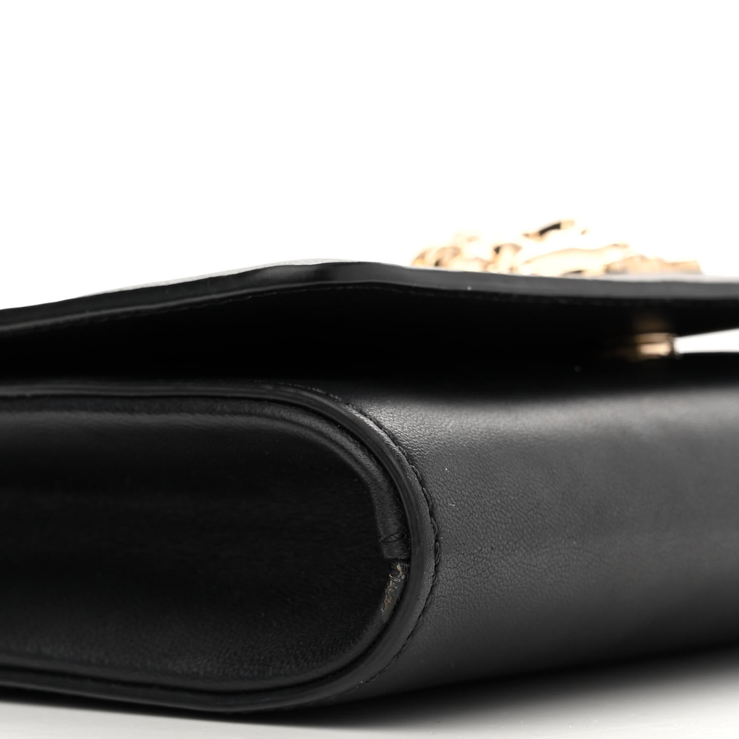 Versace Vitello Palazzo Medusa Evening Clutch Bag Black 9 of 16