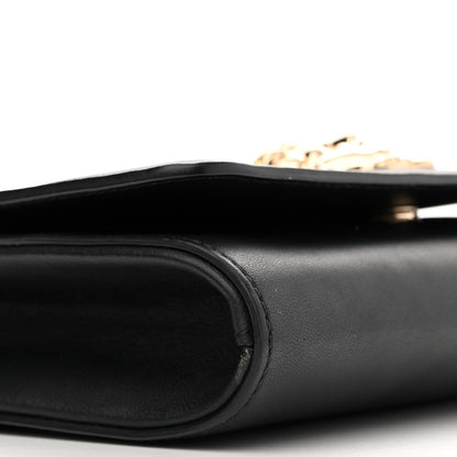 Versace Vitello Palazzo Medusa Evening Clutch Bag Black 9 of 16