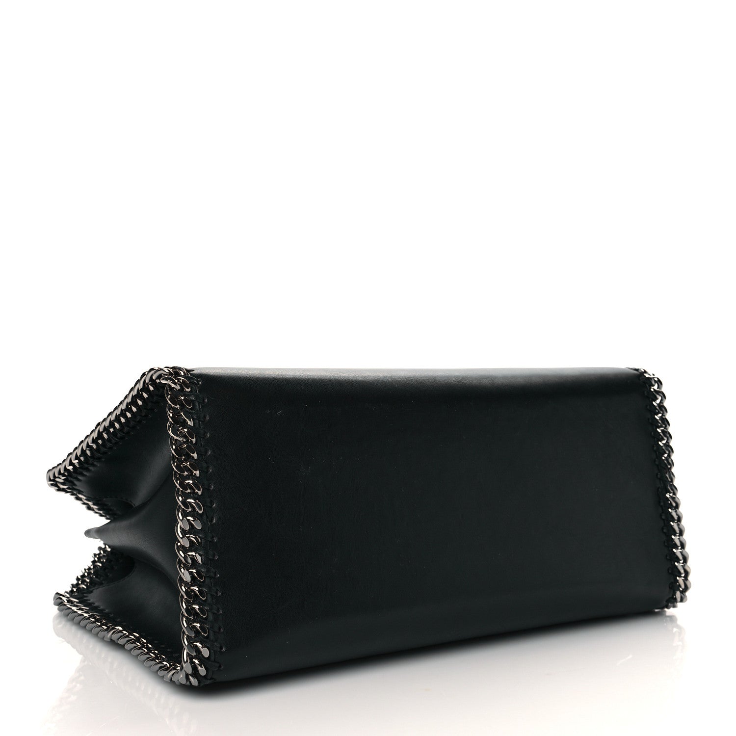 Stella McCartney Eco Alter Nappa Falabella Box Top Handle Bag Black 4 of 9