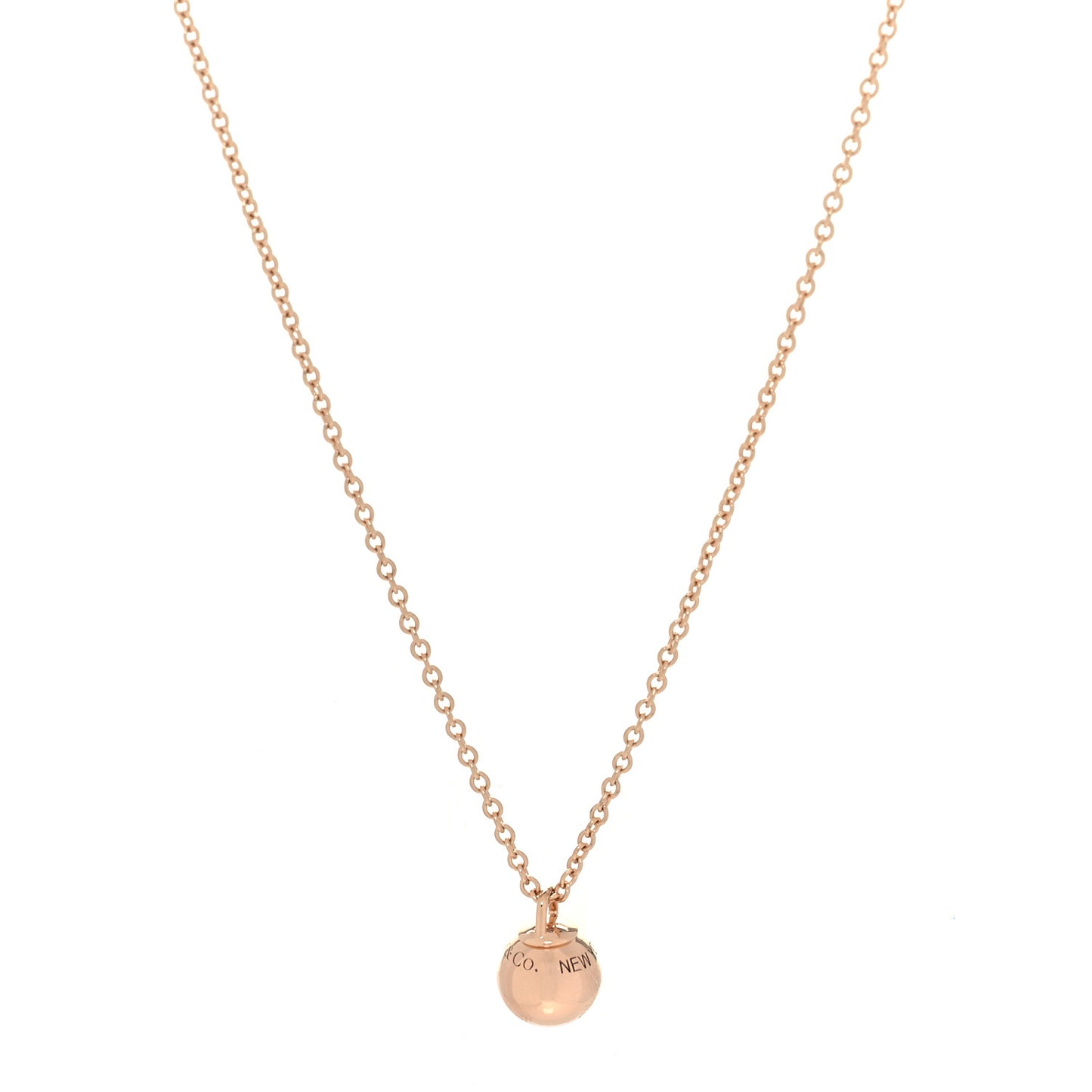 18K Rose Gold 8mm HardWear Ball Pendant Necklace