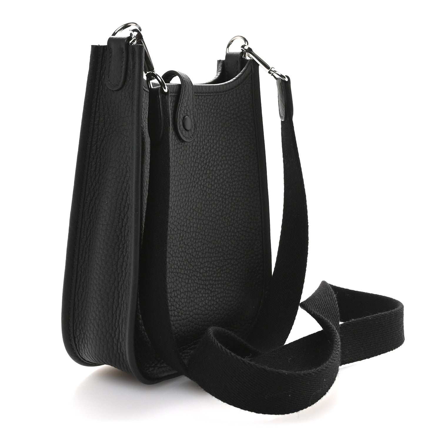 Hermes Taurillon Clemence Evelyne TPM Black 3 of 11