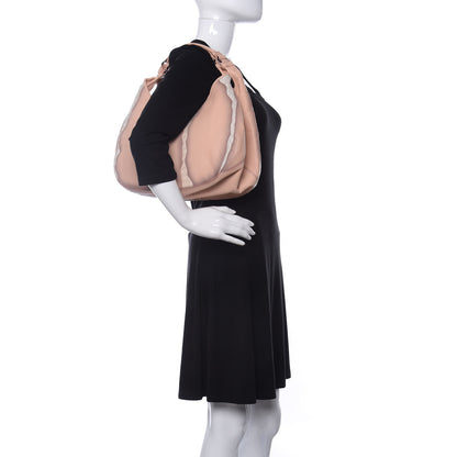 Bottega Veneta Nappa Intrecciato Embroidered Medium Campana Pink 2 of 9