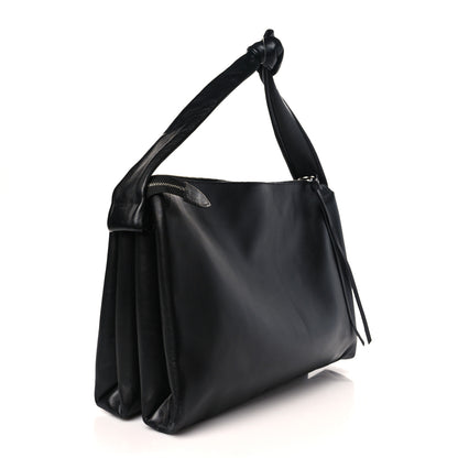 Celine Lambskin Medium Knotted Bag Black 3 of 8