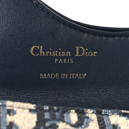 Christian Dior Oblique Saddle Cosmos Zipped Card Holder Blue 7 of 8