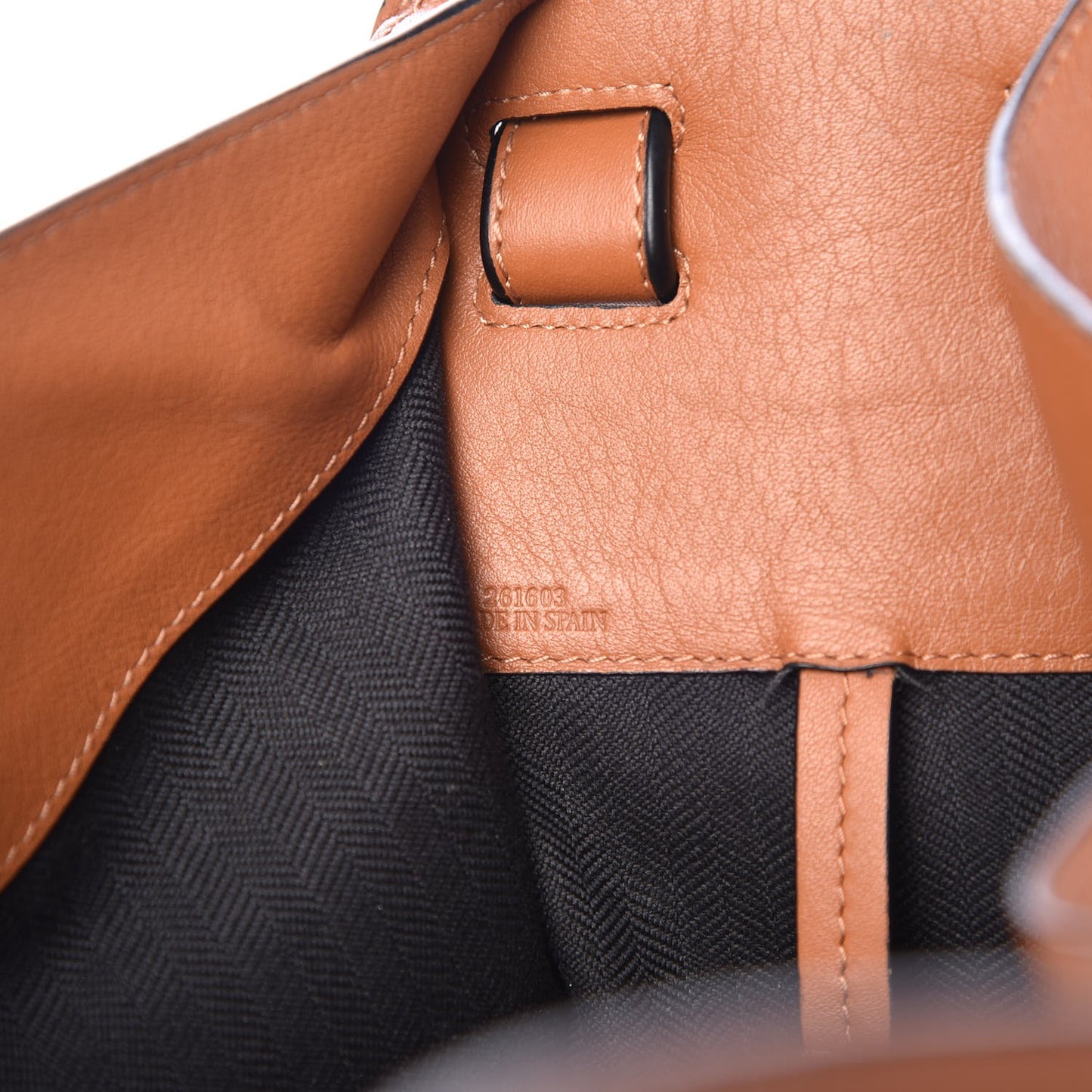 Calfskin Small Hammock Shoulder Bag Tan