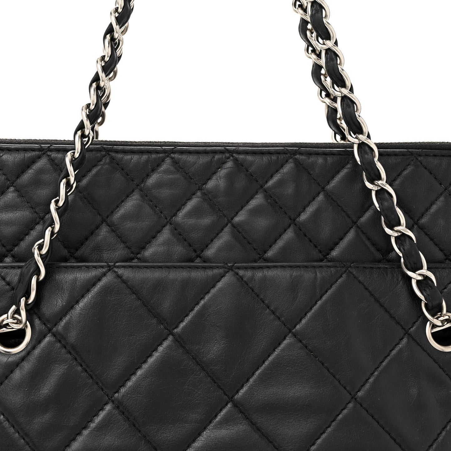Calfskin Quilted In The Business Camera Bag Black