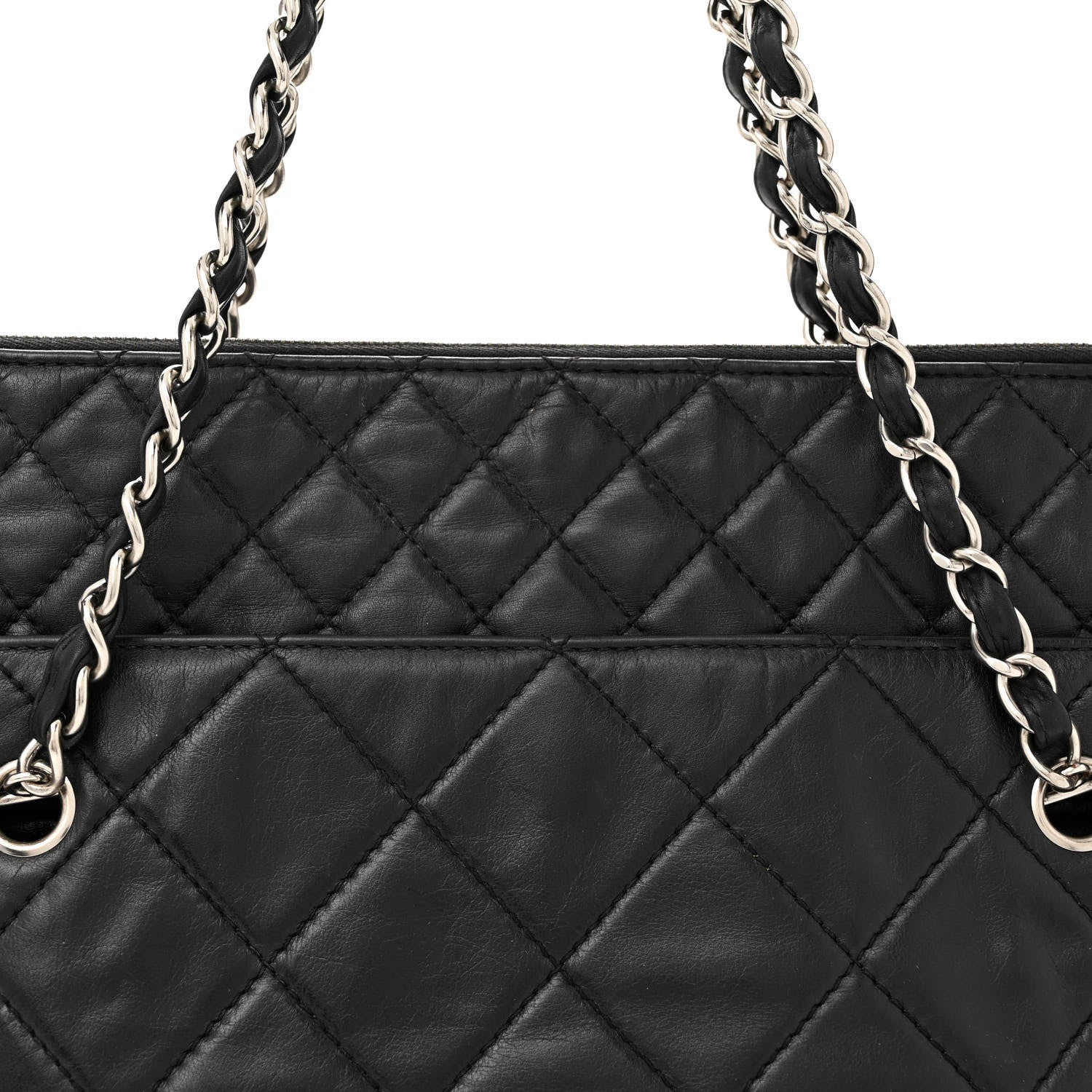 Chanel Calfskin Quilted In The Business Camera Bag Black 8 of 13