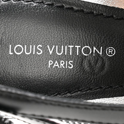 Louis Vuitton Calfskin Sequin Archlight Slingback Pumps 36 Black 6 of 10