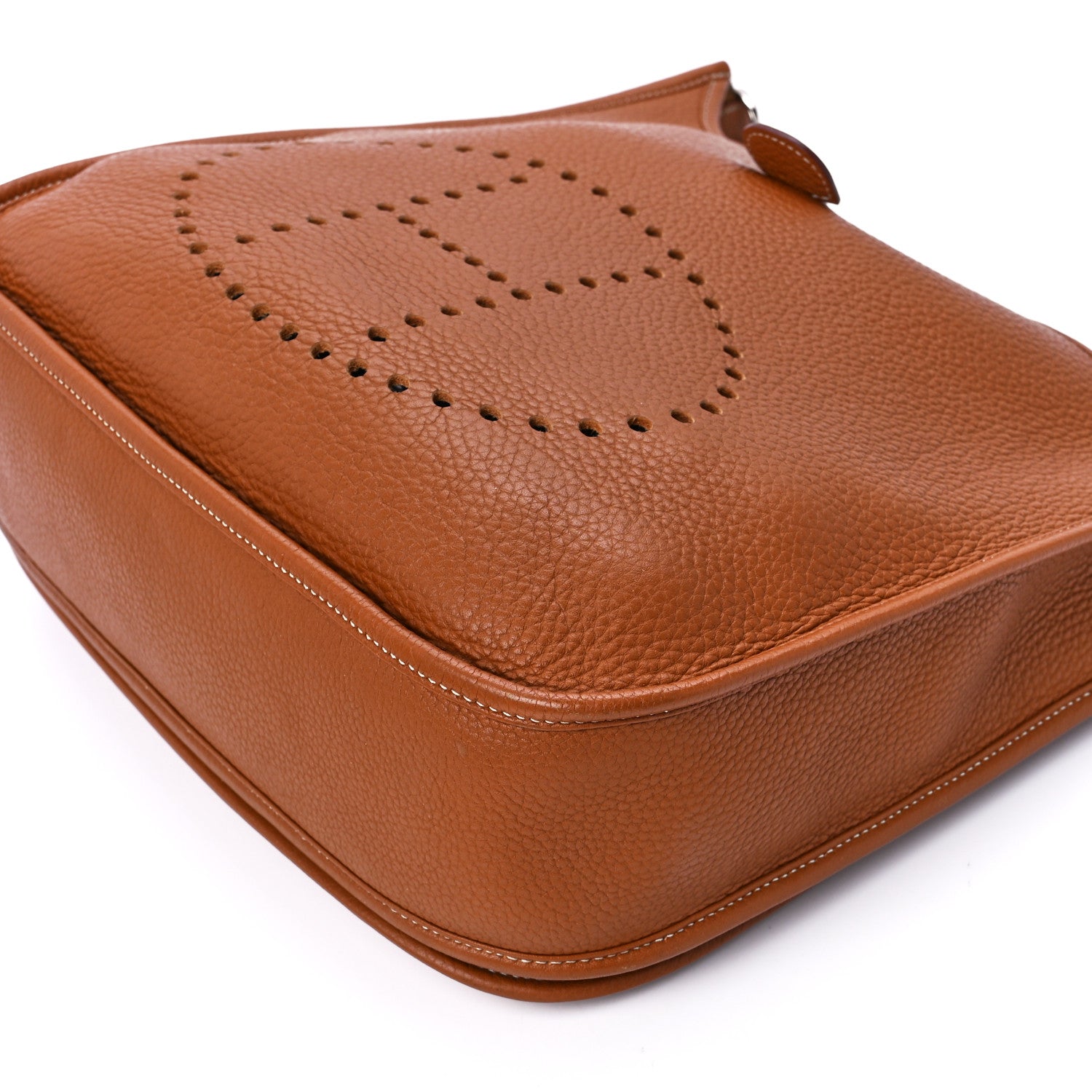 Hermes Taurillon Clemence Evelyne III GM Gold 11 of 13