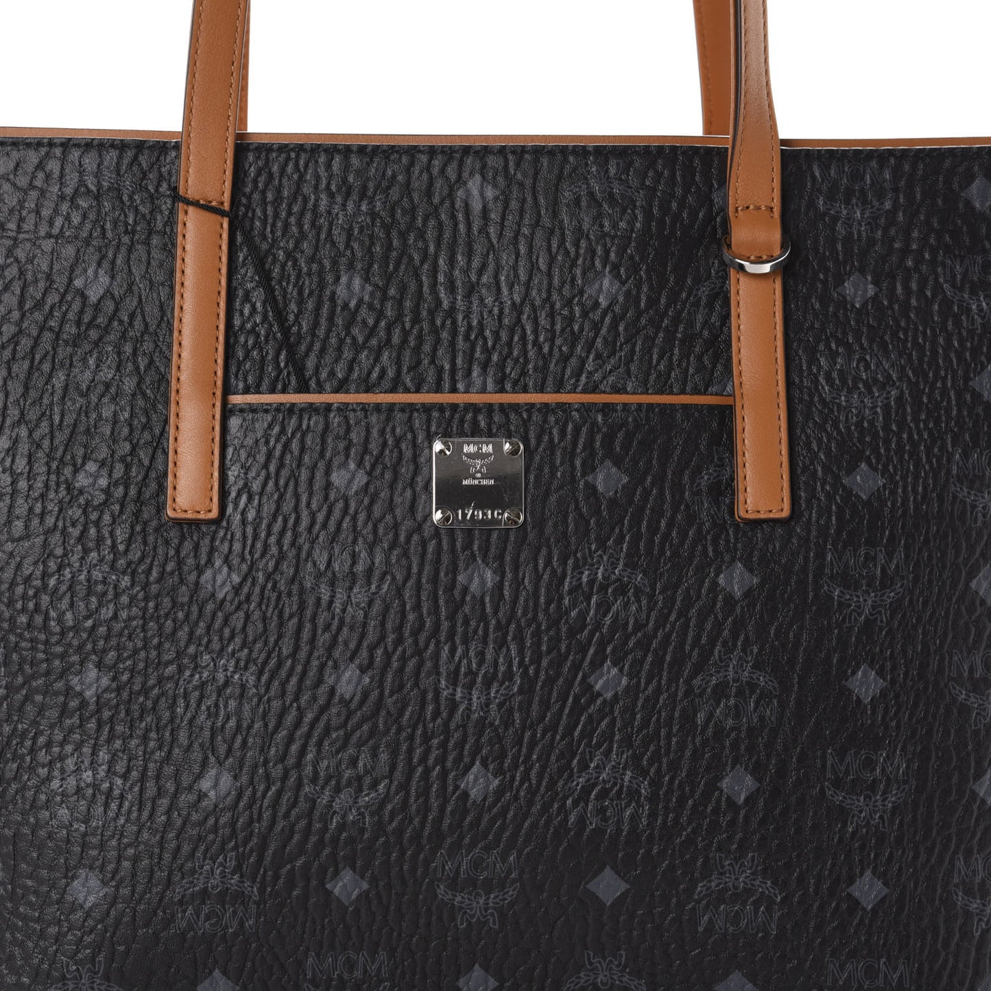 Visetos Medium Anya Shopper Tote Black