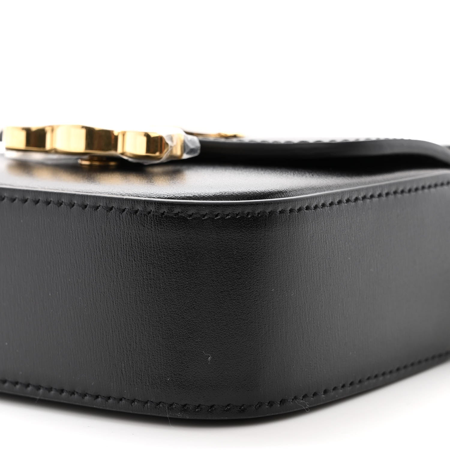 Celine Shiny Calfskin Mini Triomphe Black 11 of 12