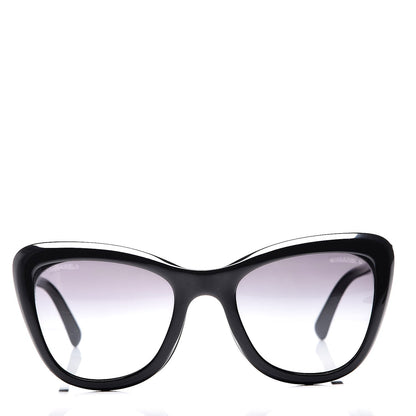 Chanel Clip On Sunglasses 5393 Black Burgundy 7 of 16