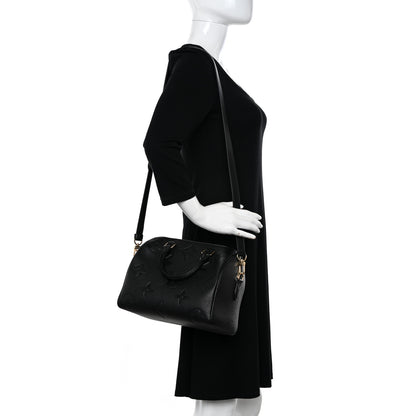 Louis Vuitton Empreinte Monogram Giant Speedy Bandouliere 25 Black 2 of 10