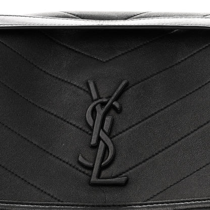 Saint Laurent Lambskin Matelasse Monogram Medium Niki Chain Satchel Black 8 of 11