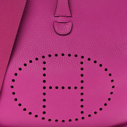 Hermes Taurillon Clemence Evelyne III PM Magnolia 7 of 15