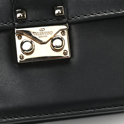 Valentino Garavani Vitello Small Glam Lock Rockstud Flap Black 10 of 10