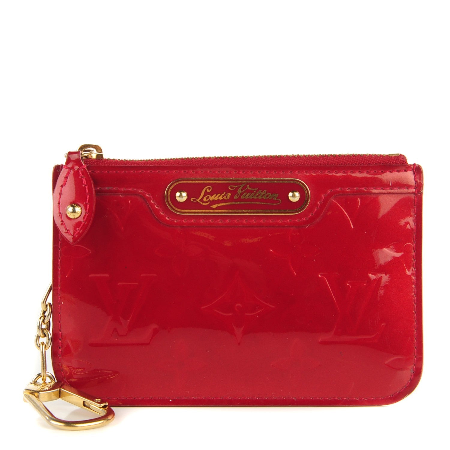 Louis Vuitton Vernis Key Pouch Pomme D'Amour 1 of 7
