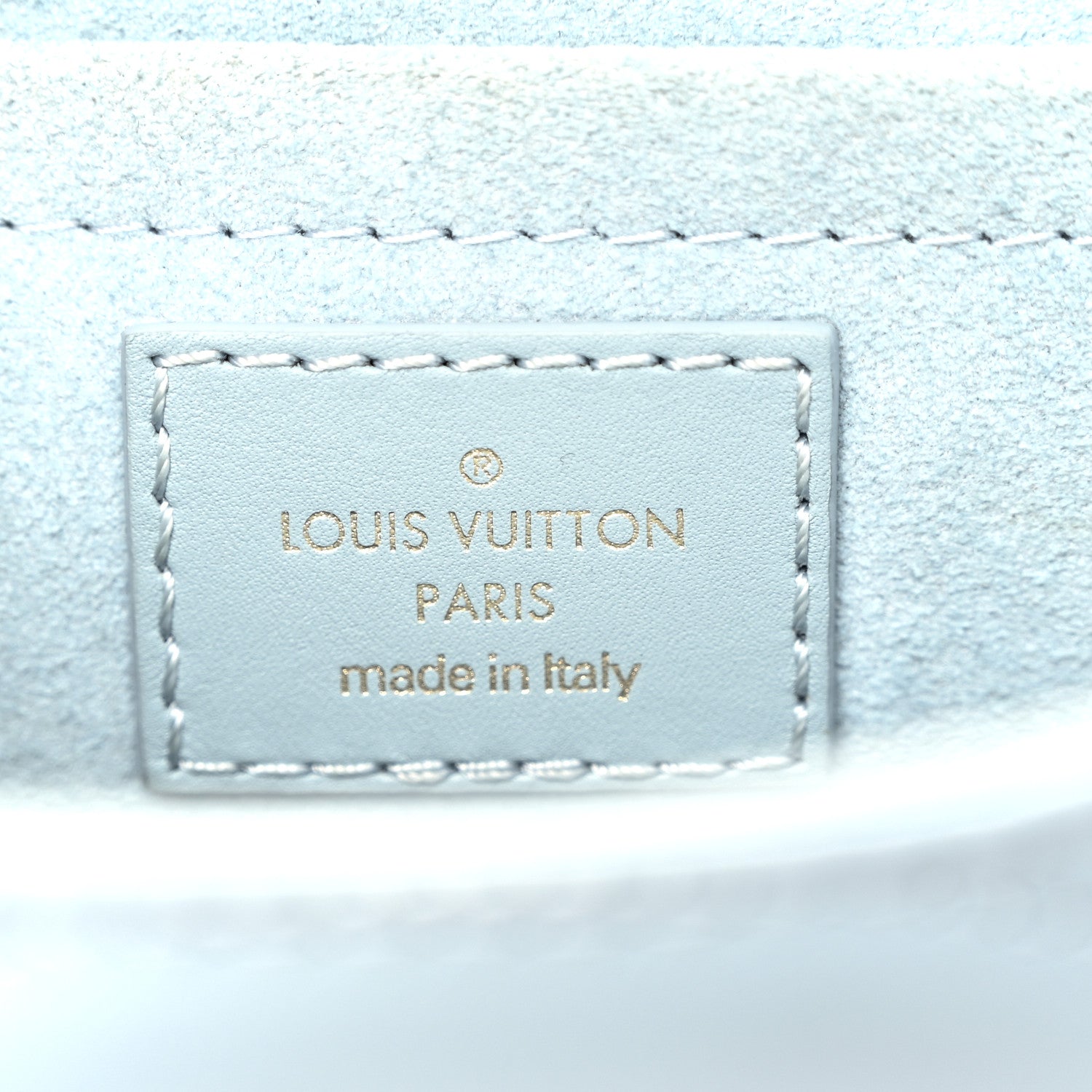 Louis Vuitton Calfskin New Wave Chain PM Porcelain Blue 6 of 10