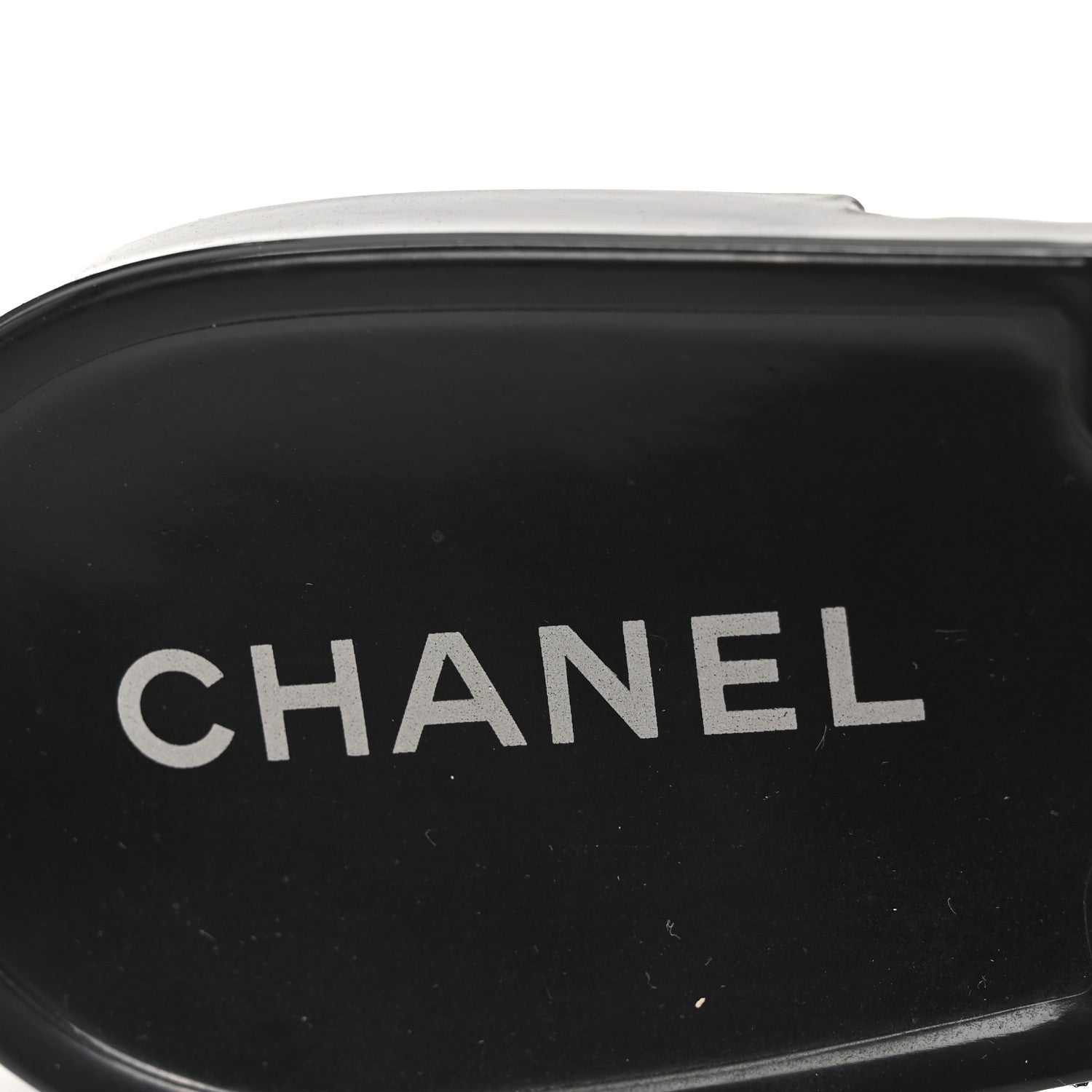 Chanel Jelly Camellia Thong Sandals 41 Black Ivory 8 of 8