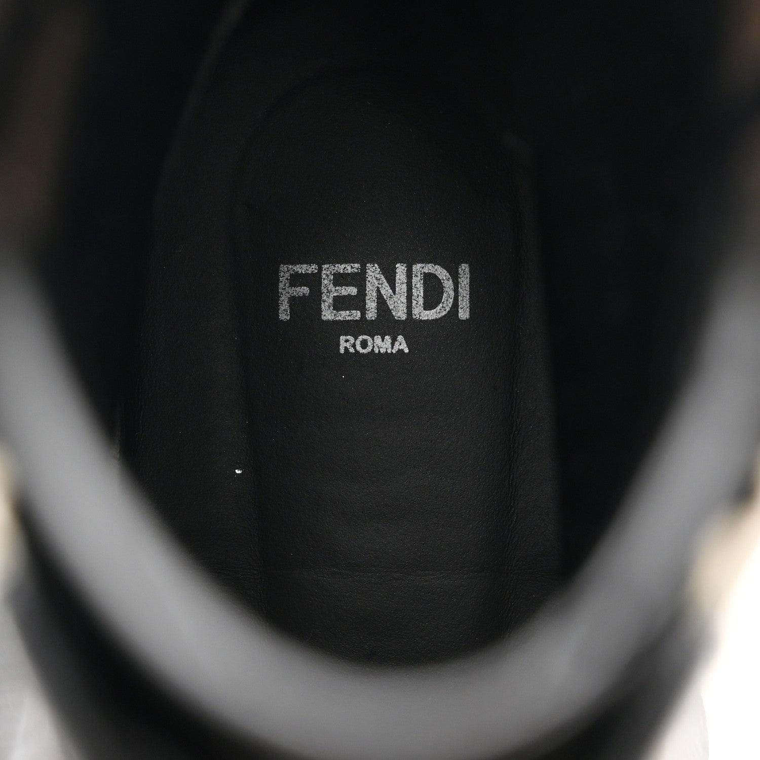 Fendi Calfskin Stretch Fabric Rockoko Biker Boots 37 Tobacco Black Marino 7 of 8