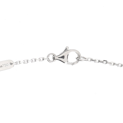 Van Cleef & Arpels 18K White Gold Mother of Pearl Vintage Alhambra Pendant Necklace 4 of 7
