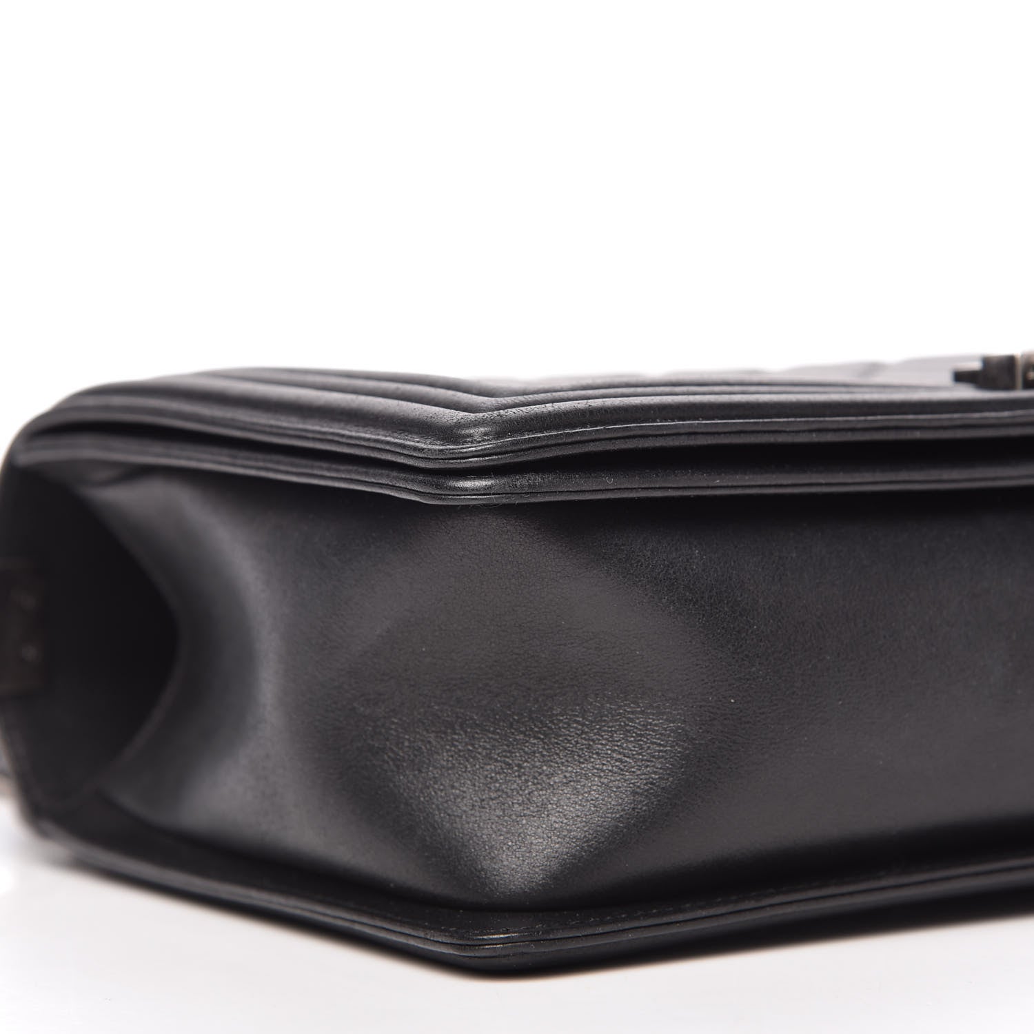 Chanel Metallic Calfskin Quilted New Medium Boy Flap Black 6 of 11