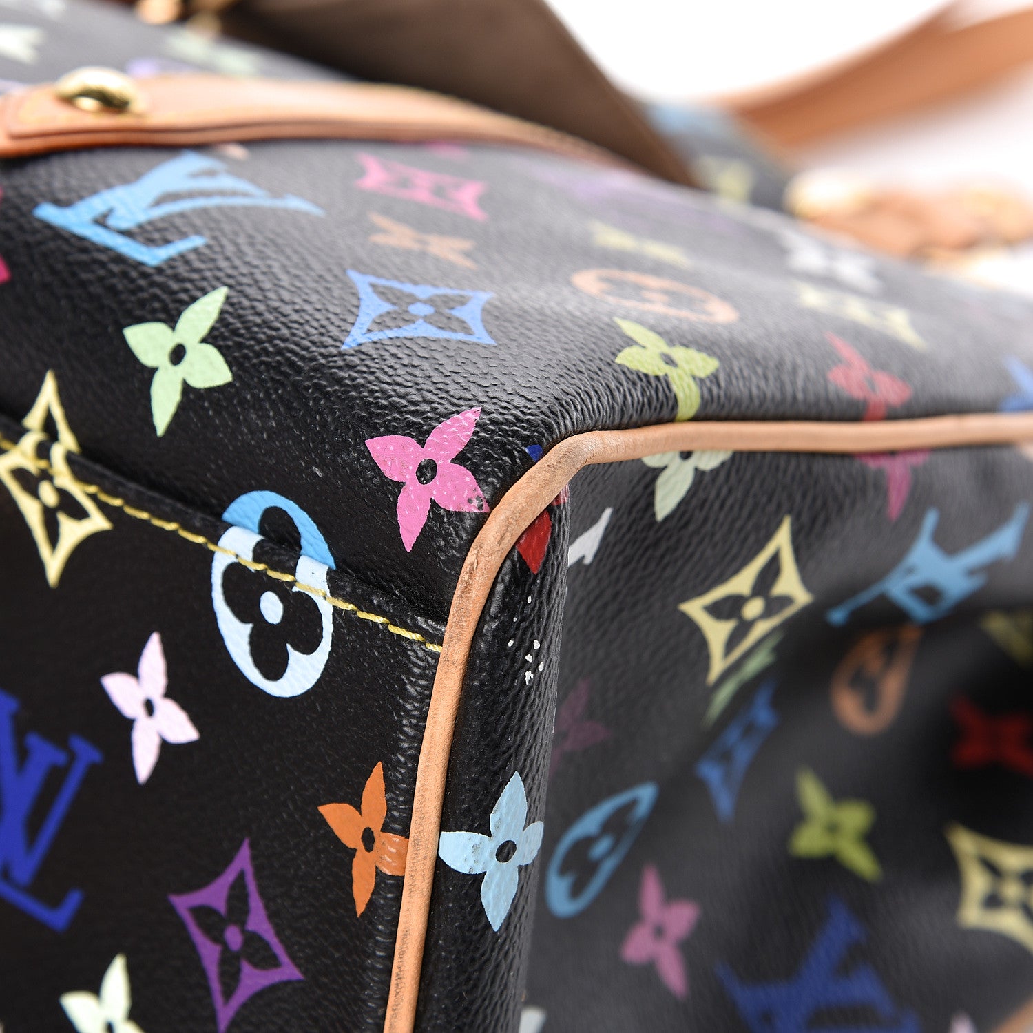Louis Vuitton Monogram Multicolor Aurelia MM Black 9 of 15