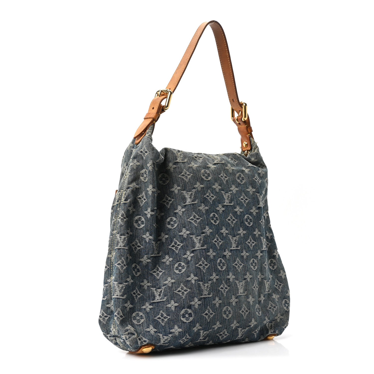 Louis Vuitton Denim Baggy GM Blue 3 of 9
