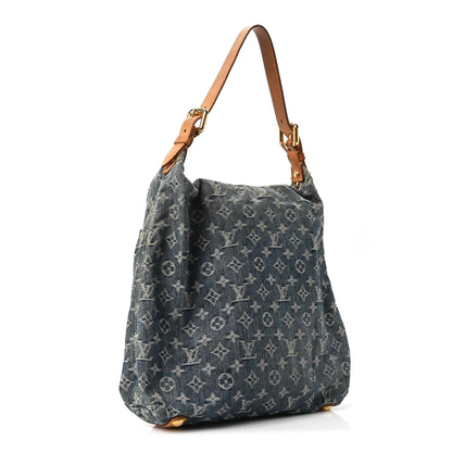 Louis Vuitton Denim Baggy GM Blue 3 of 9