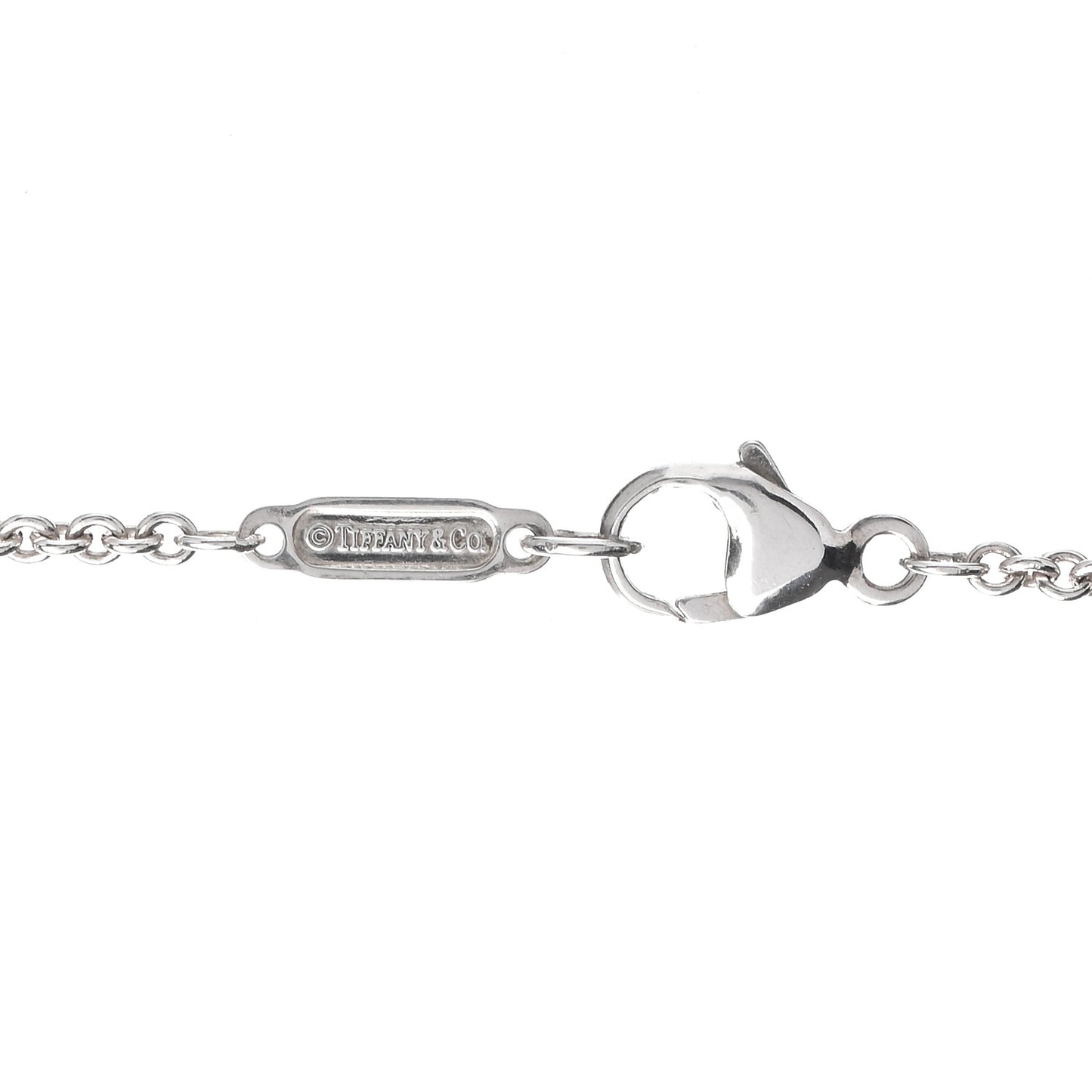 Sterling Silver 1837 Lock Charm Pendant Necklace