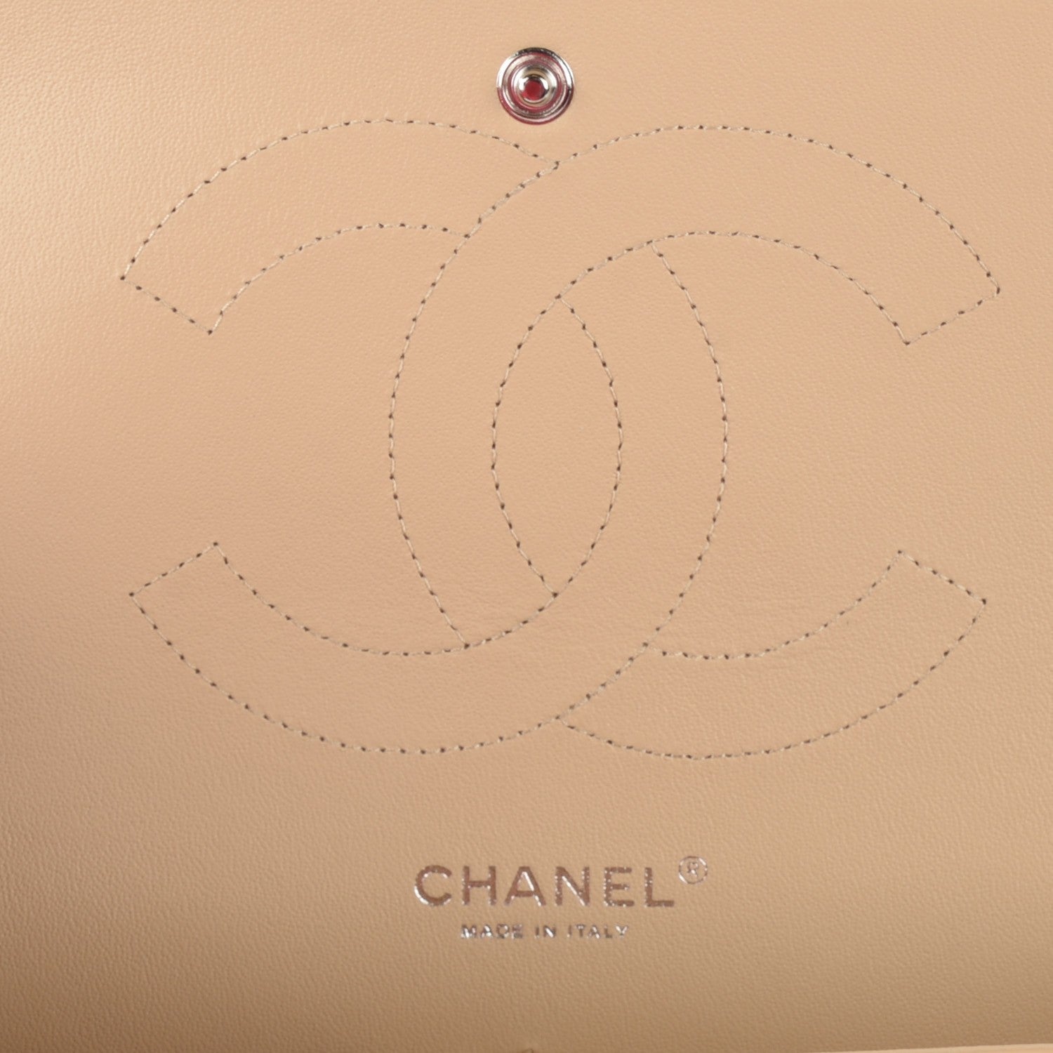 Chanel Caviar Quilted Jumbo Double Flap Beige Clair 6 of 8