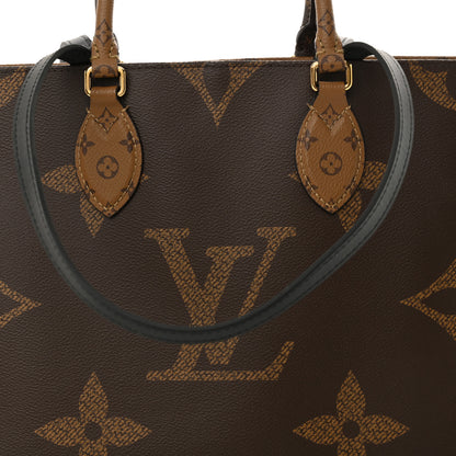 Louis Vuitton Reverse Monogram Giant Onthego MM 7 of 9