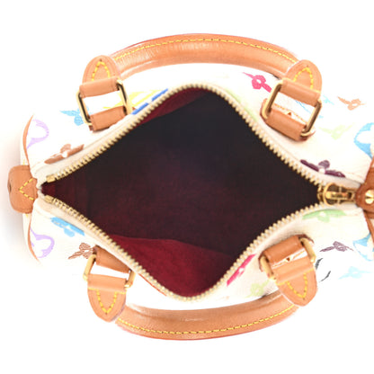 Louis Vuitton Monogram Multicolor Mini Sac HL Speedy White 5 of 12